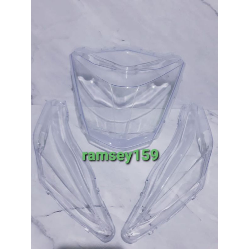 mika kaca lampu depan dan sen depan beat esp 2016-2019 mika lampu depan beat street 2016-2019