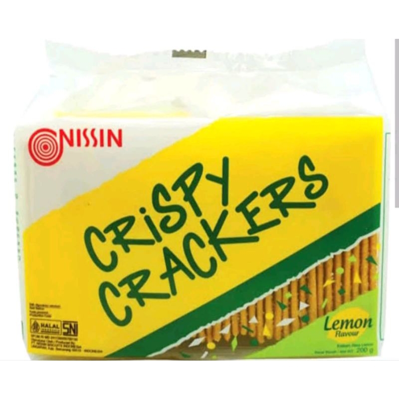 

nissin crispy crackers lemon 200gr