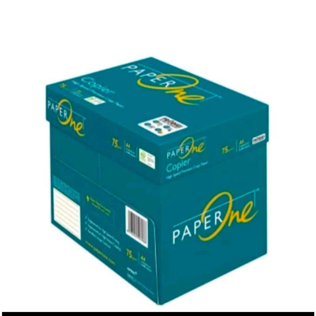 

Kertas Hvs A4 75 Gsm - Paper One (1Rim) 500 Lembar / Kertas Print / Kertas Fotocopy / Original RB9