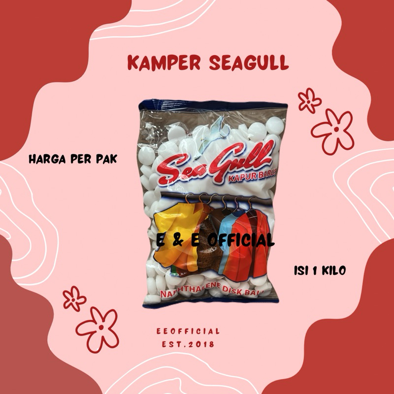 KAMPER SEAGULL / KAMPER BAJU / KAMPER WC / KAMPER NAPTHALENE / PENGHARUM BAJU