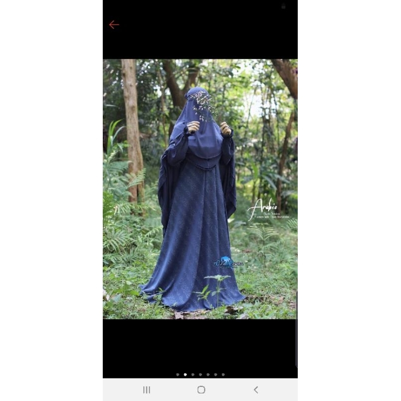 Preloved Gamis Set Arabic by Duta Busana Size XL IDR 450.000