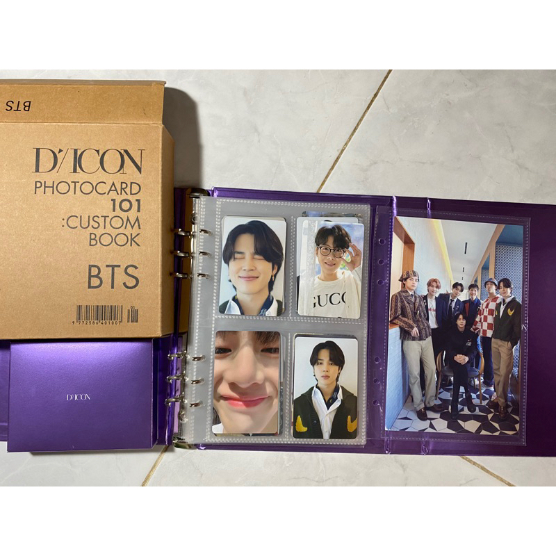 BTS DICON 101 Photocard custom book full set