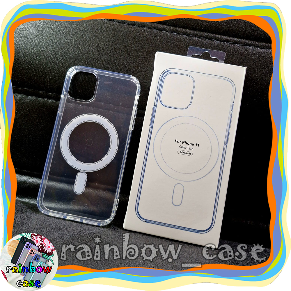 APPLE IPHONE 11 / 11 PRO / 11 PRO MAX CASE MAGSAFE MAGNETIC AKRILIK CLEAR