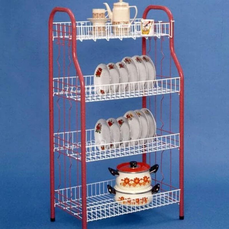 rak piring susun 4 dragon /rak piring jadul /rak piring besar /rak piring jaman dulu