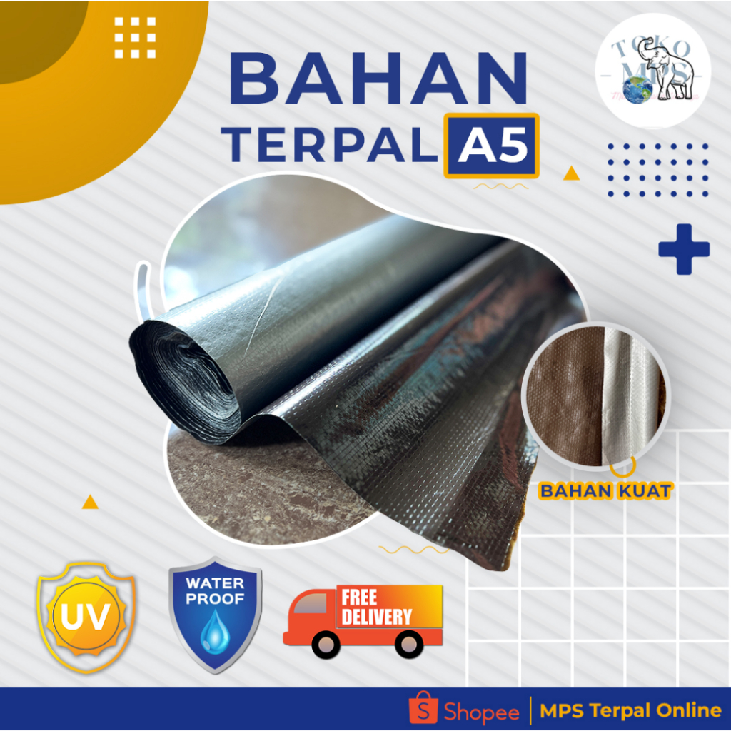 TERMURAH BAHAN TERPAL PLASTIK  A5 PER METER MIN. KLIK 8X (2x4mtr)bonus biji tanaman
