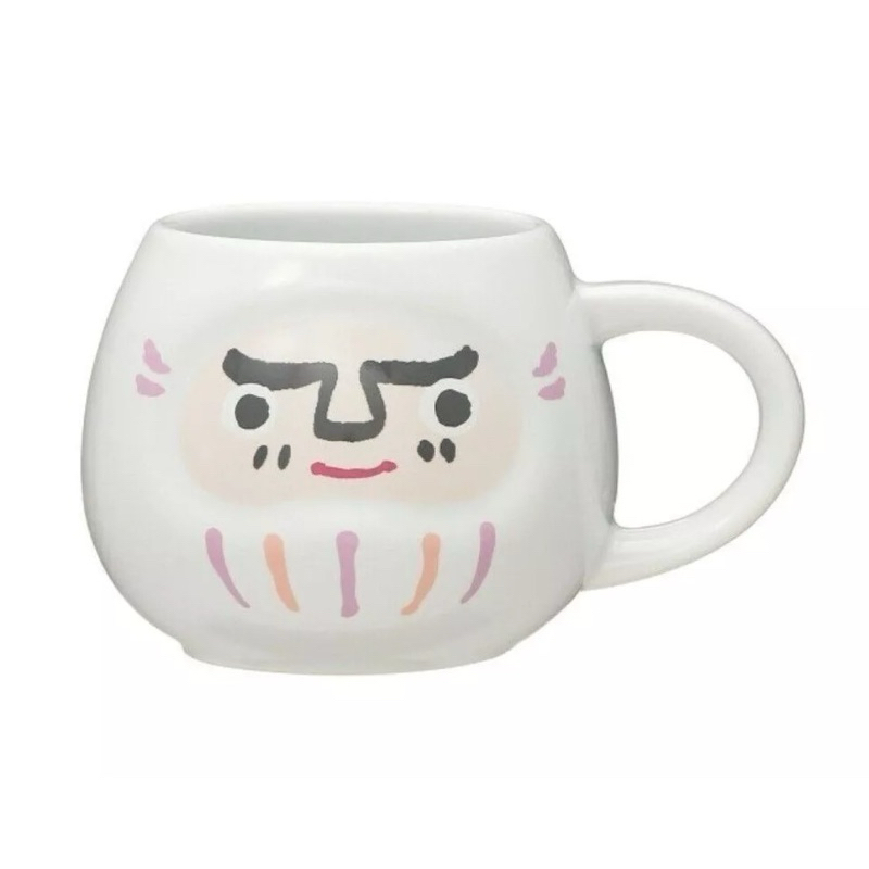 Starbucks Japan Daruma Mug White 2021 RAREE