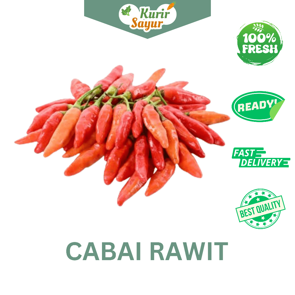 

KURIR SAYUR - CABAI RAWIT MERAH 100 GR CABE RAWIT MERAH SEGAR