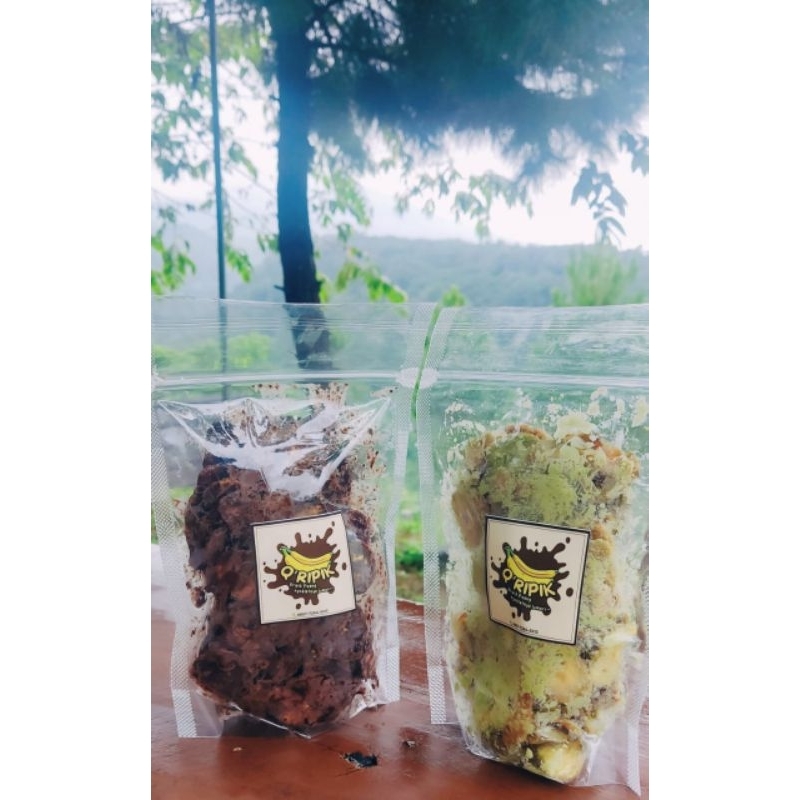 

Keripik Pisang Coklat lumer | Keripik Pisang Greentea lumer