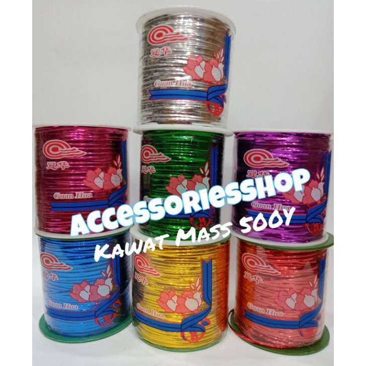 

Beli Hemat Kawat Mass 5Y WarnaKawat Souvenir 1Roll