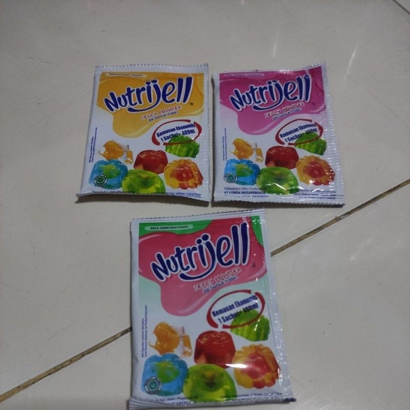 

1 SACHET isi 10gr Nutrijell powder Jelly Serbu instan / 1 PCS 400 Ml