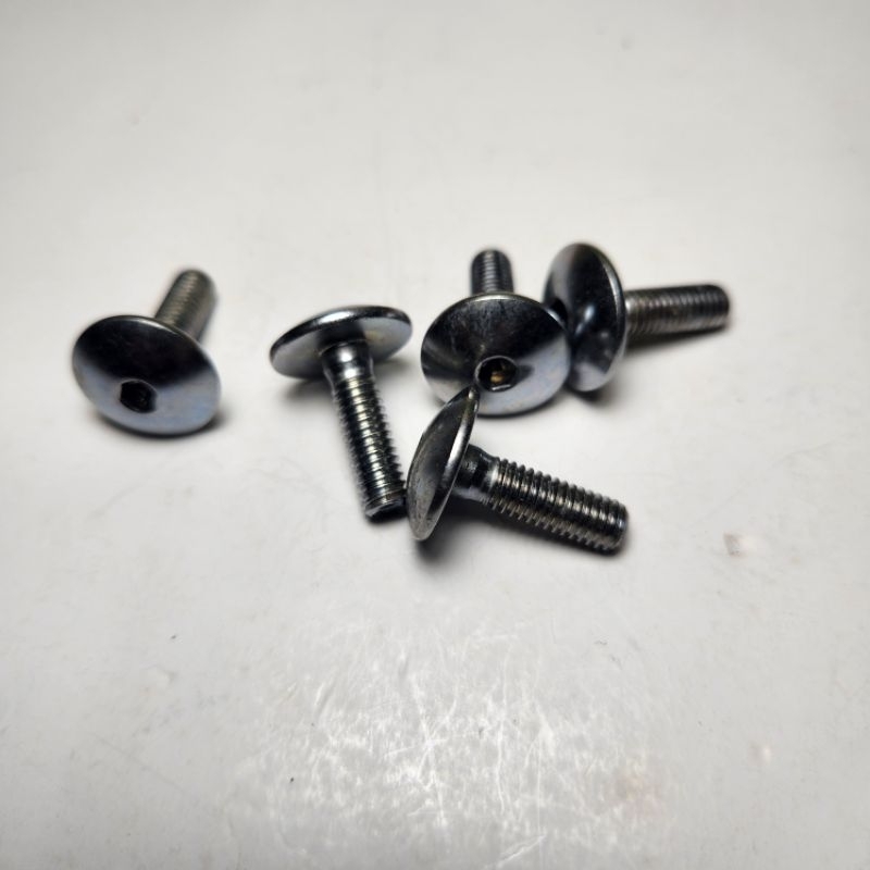 Baut Kunci L5 Baut payung diameter 6m.panjang 2cm baut stainles (5pcs)