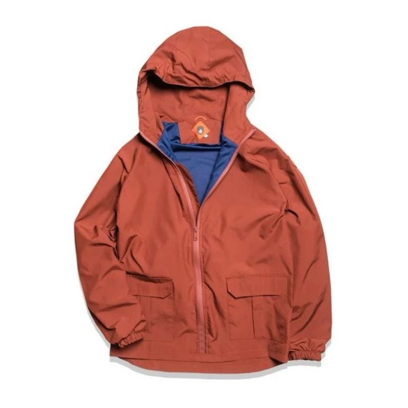 Humblezing Jacket Komeru Bright Taslan - Jaket Humblezing warna terracota ukuran S