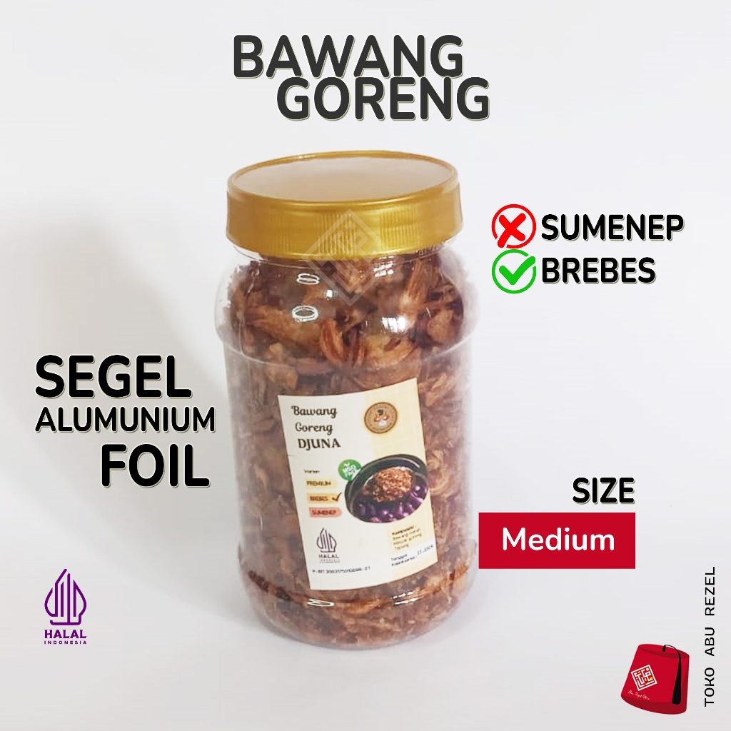 

[Brebes] Size M Bawang Goreng Brebes Renyah Free MSG | Qualitas Export