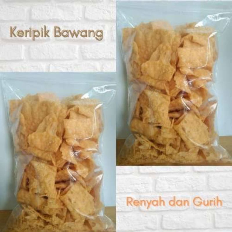 

Keripik bawang / keripik pangsit