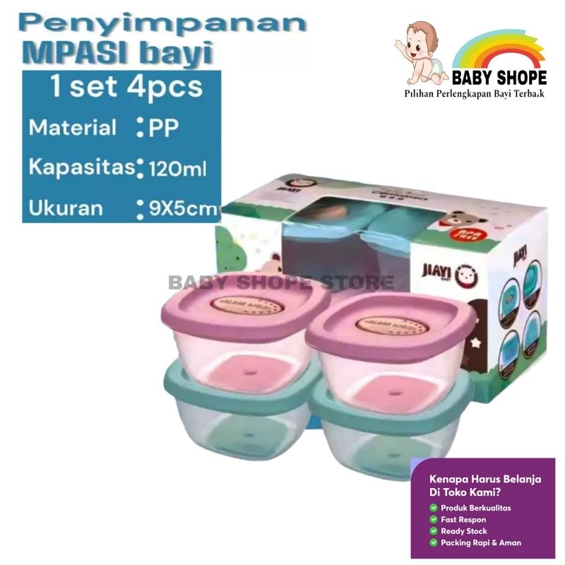 Food Container MPASI BPA free - Tempat dan Wadah MPASI Bayi - Gift Food Container MPASI bayi