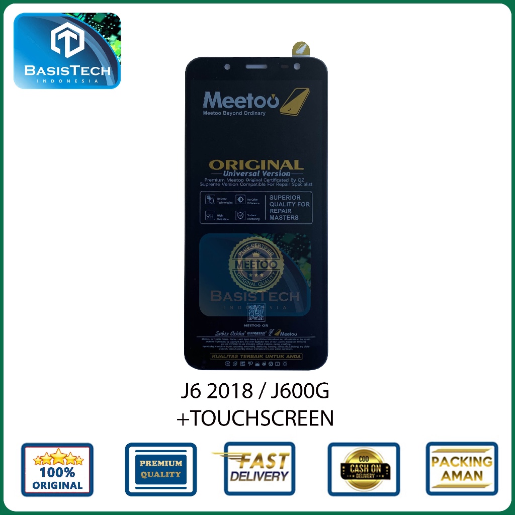 LCD SAMSUNG J6 J600G +TOUCHSCREEN - MEETOO ORIGINAL