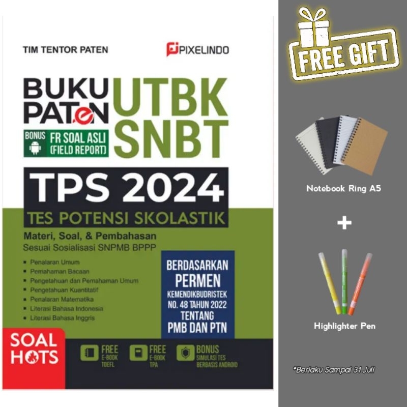 Buku Paten UTBK SNBT TPS 2024