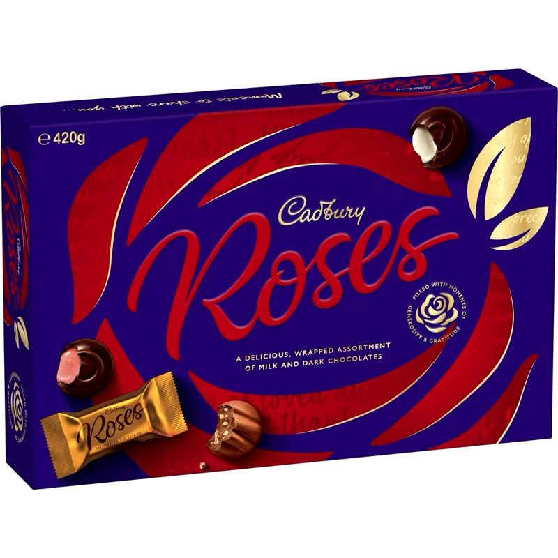 

Cadbury Roses Boxed Chocolate 420g - Australia