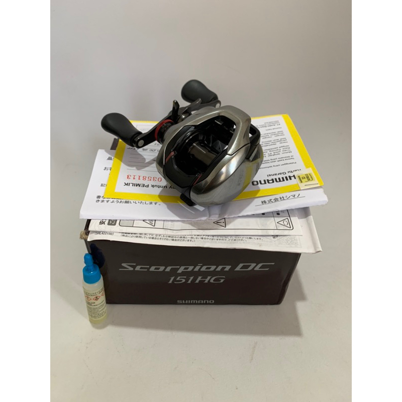 reel bc shimano scorpion dc 151 hg