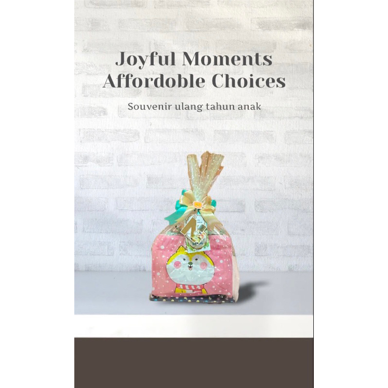 

souvenir tas ulang tahun anak