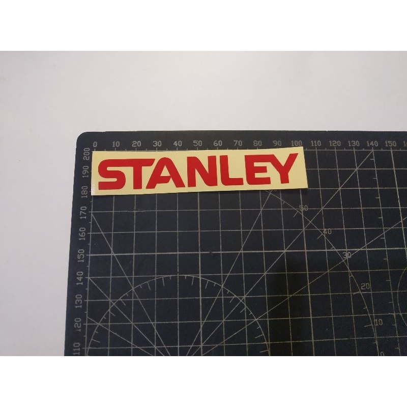 

cutting stiker stanley
