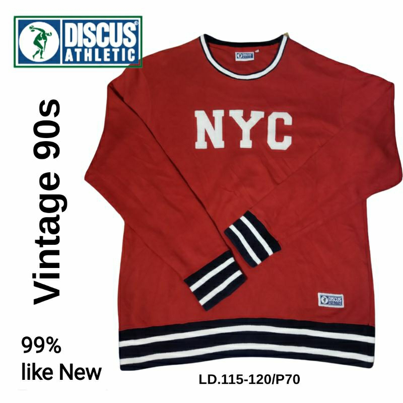 Sweater Crewneck Ucla dan Discus atletik original