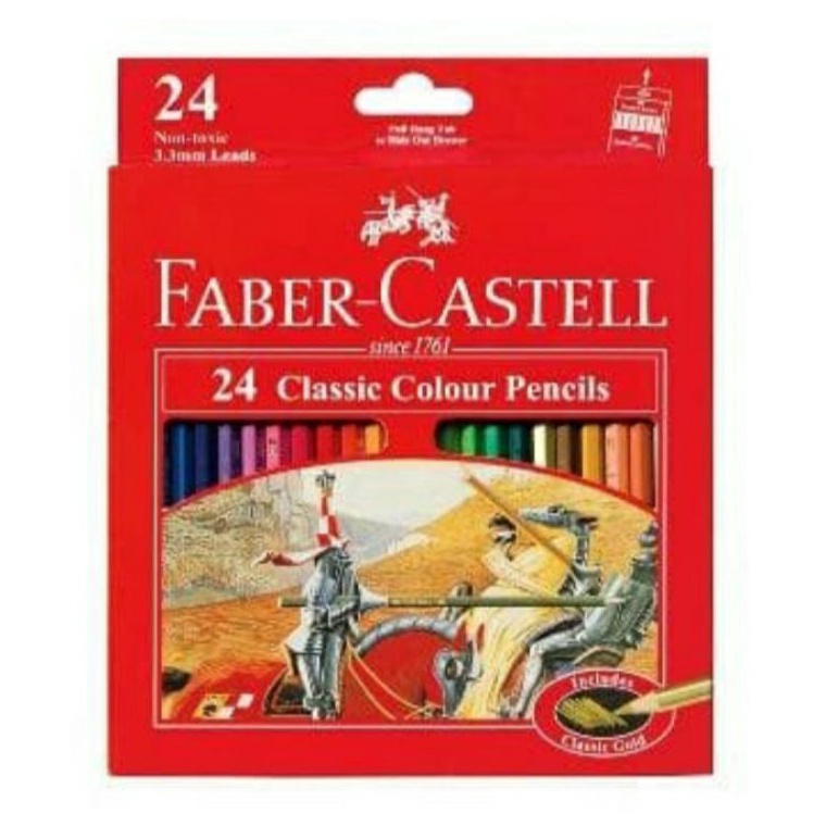 

ART P6N2 Faber Castell 24 L Classic Colour Pencil pensil warna Original