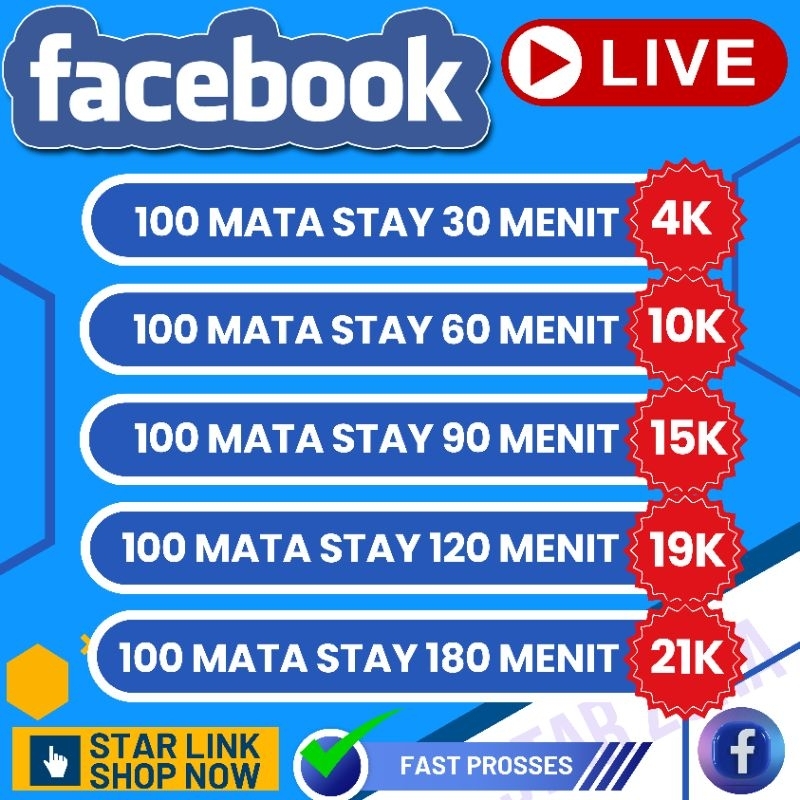 Facebook View Live Streaming Murah