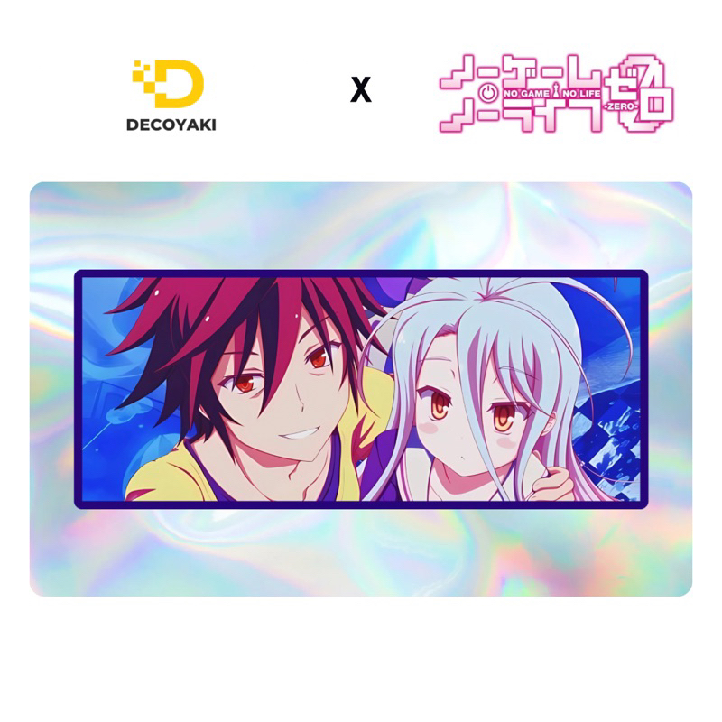 

Sticker Slap Hologram No Game No Life, Stiker Hologram No Game No Life