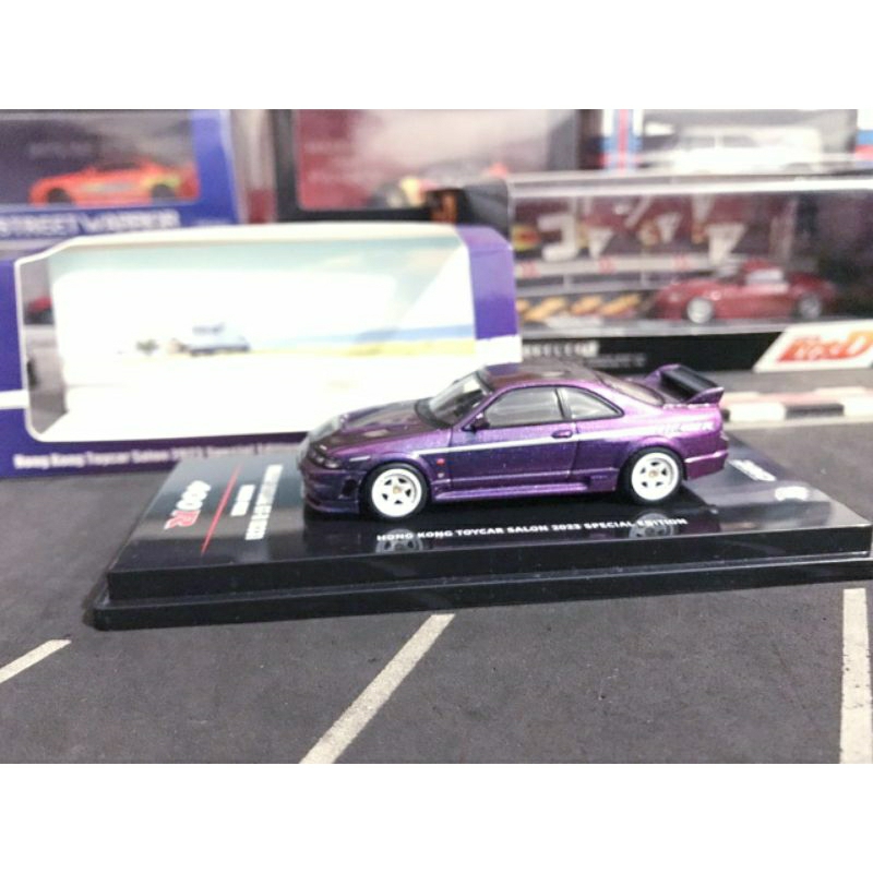 Diecast Inno64 NISSAN Skyline GTR R33 Nismo 400R Midnight Purple
