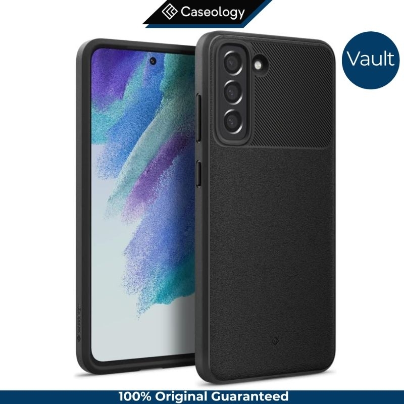 Case Samsung Galaxy S21 FE 5G Caseology Vault Armor Anti Crack Softcase Casing