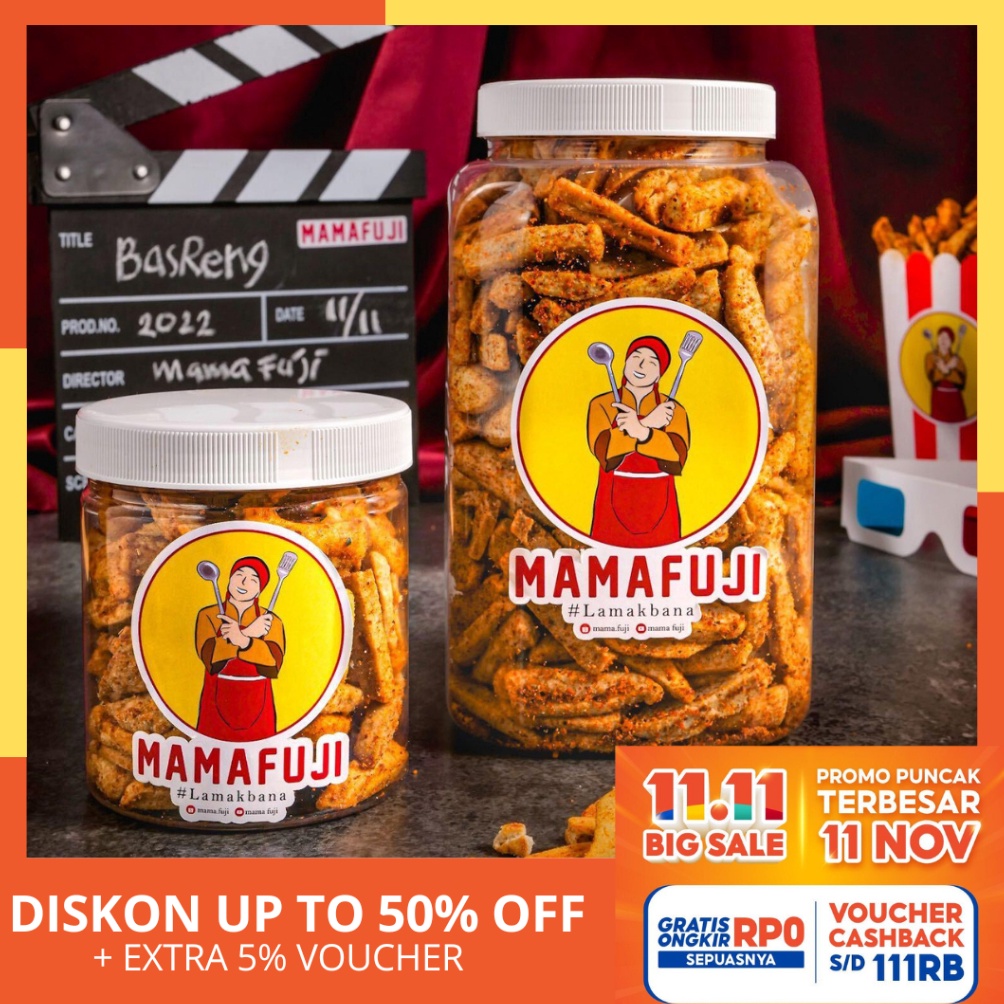

ghBuruan Beli Mamafuji Basreng Pedas Asin Balado Original Pedas Daun Jeruk 85gr K78