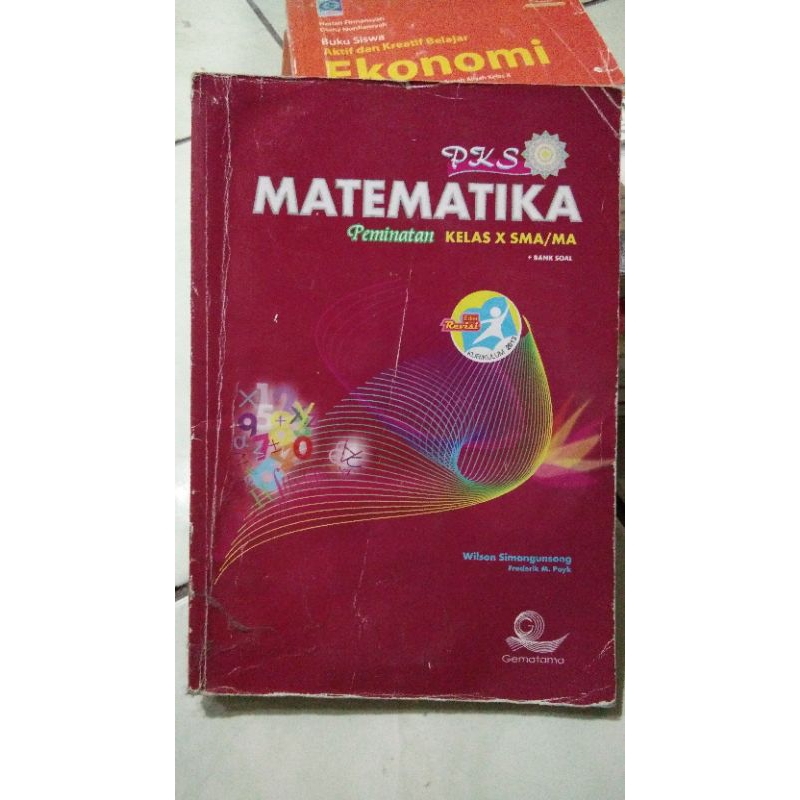 

[Preloved] Buku Paket PKS Matematika Peminatan SMA Kelas 10 Gematama