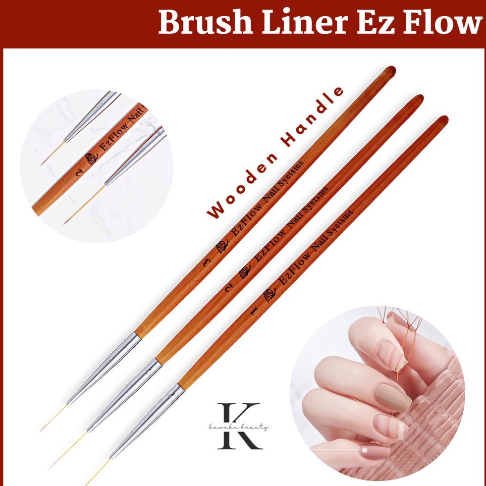 

9lTerlaris Brush Liner Set 3 Size EZ Flow NP51 P92