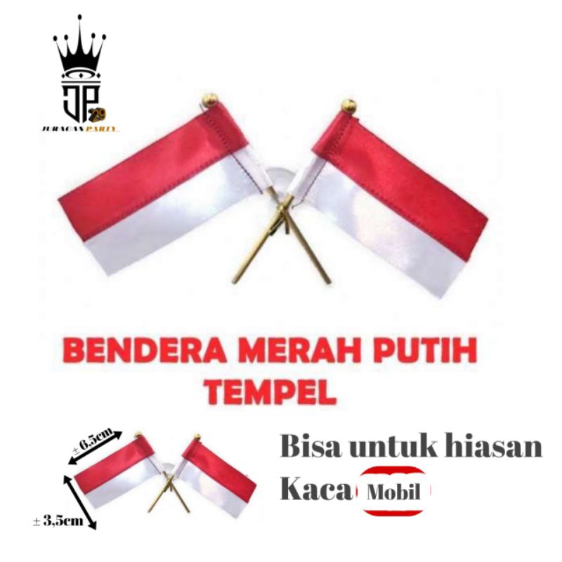 Bendera merah putih Tempel,bendera silang mini Indonesia,bendera hiasan kaca mobil