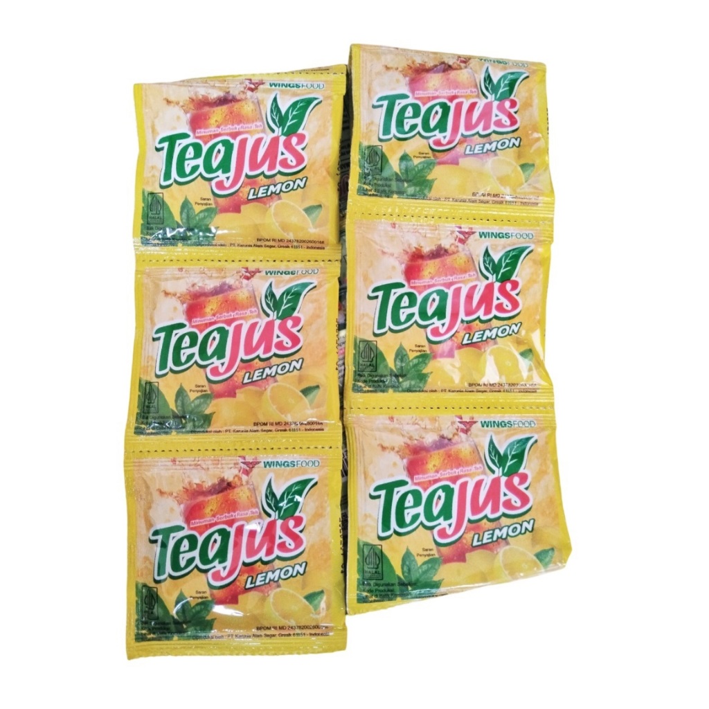 

Tea Jus Lemon - Minuman Teh Serbuk Instant - Netto 10 bks x 8 gr