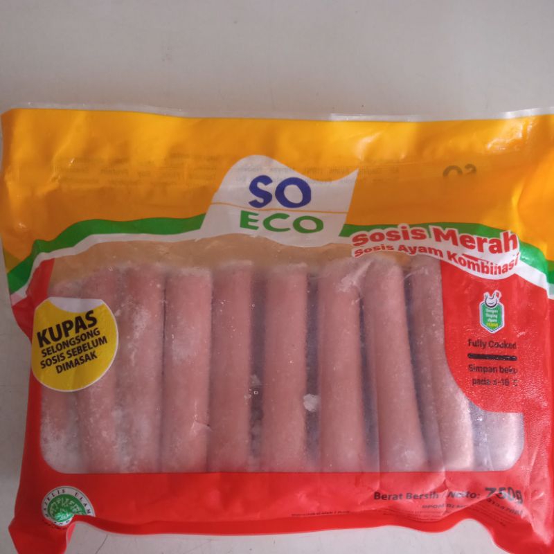 

So eco sosis ayam merah kombinasi 750gram