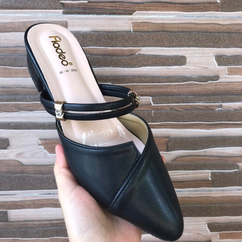 Sandal Selop Wanita HL Fld Heels 3cm