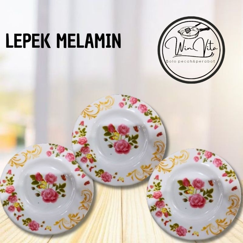 Piring kecil melamin, piring mini, lepek melamin, piring tatakan gelas, piring 14 cm