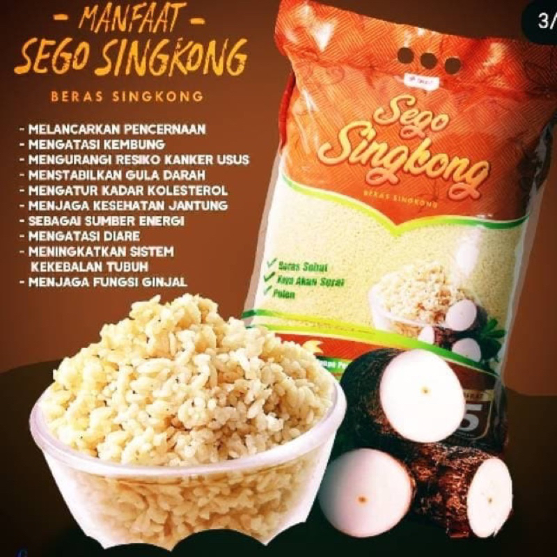 

BERAS SEGO SINGKONG CO CAS GITA 700GR