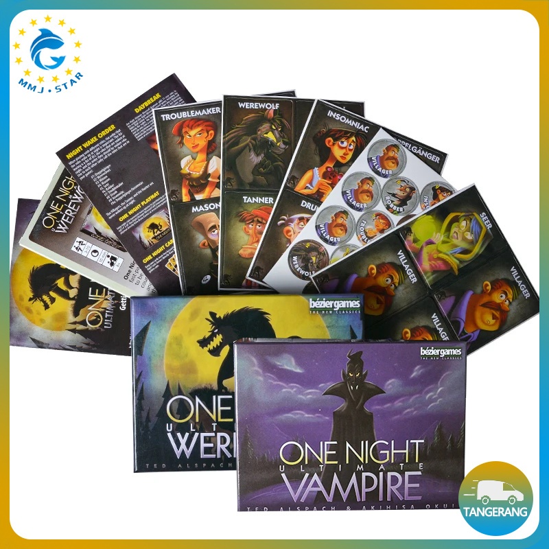 Kartu Ultimate Werewolf/One Night Werewolf Game/Card Board Game Werewolf