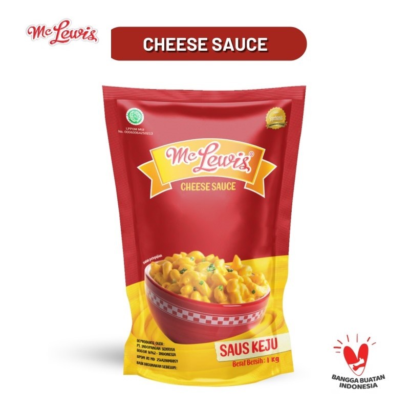 

Mc Lewis Saus Keju 1kg - Cheese Sauce 1 kg