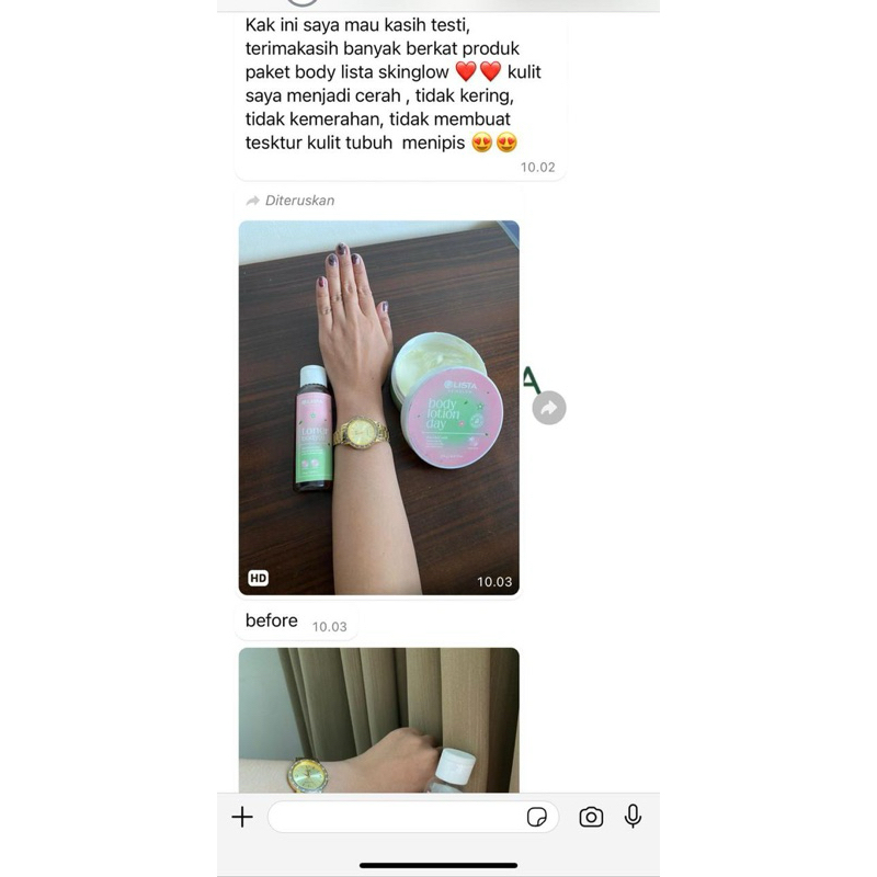 LISTA BODY CARE HB DOSTING BUSUI BUMIL AMAN BPOM HALAL