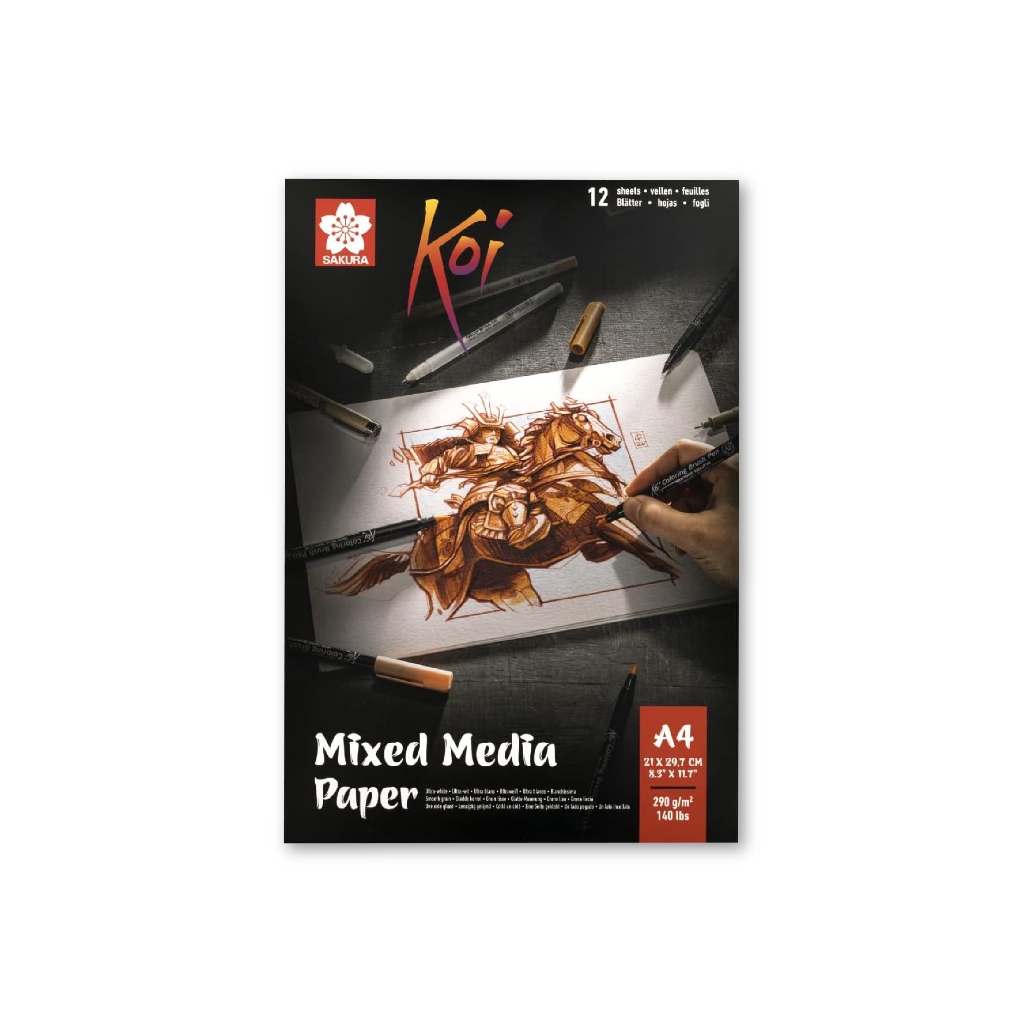 

Sakura Koi Mixed Media Paper Pad Media Campuran