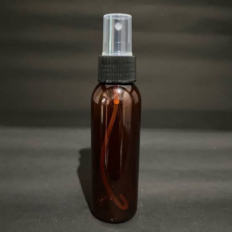 Botol amber 100 ml Spray / Botol Coklat 100 ml tutup Spray