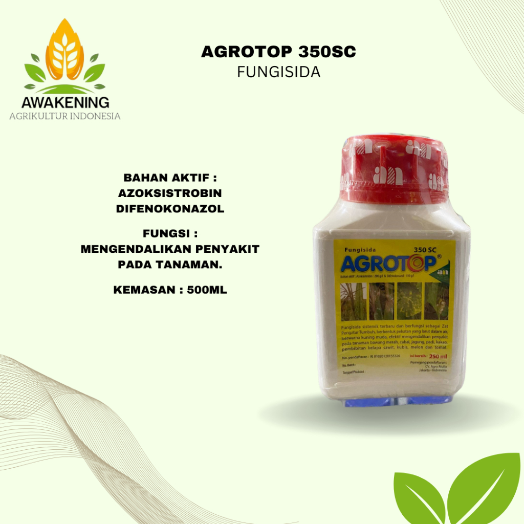 AGROTOP 350SC 250ML AZOKSISTROBIN & DIFENOKONAZOL