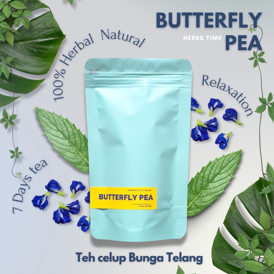 

Teh Celup Bunga Telang 7 days Butterfly Pea Tea Herbs Time