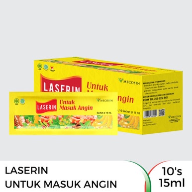 Laserin Masuk Angin Box Isi 10 Sachet