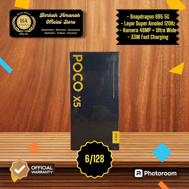 POCO X5 5G RAM 6 GB ROM 128 GB