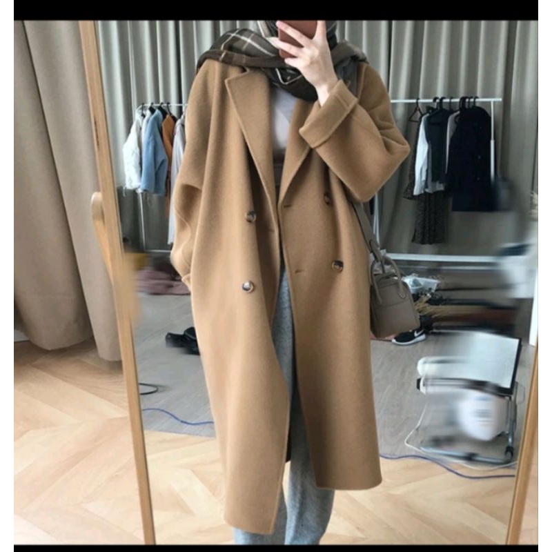BLAZER  WANITA LONG COAT KOREA KOREA IMFORT STANDAR/JUMBO